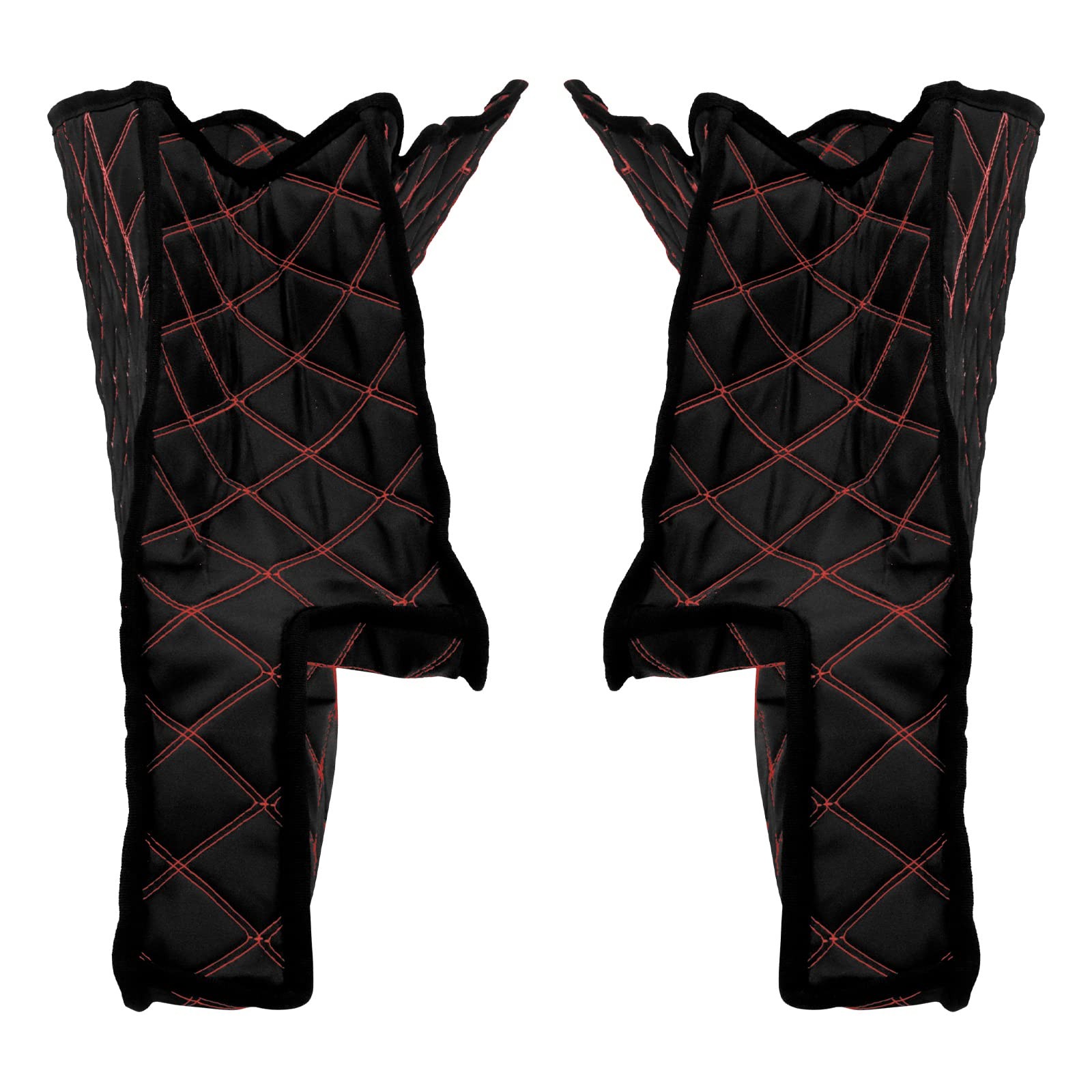 Saddlebag Liners Inserts 5” Red Thread 1 Pair Compatible with Harley 2014-2023