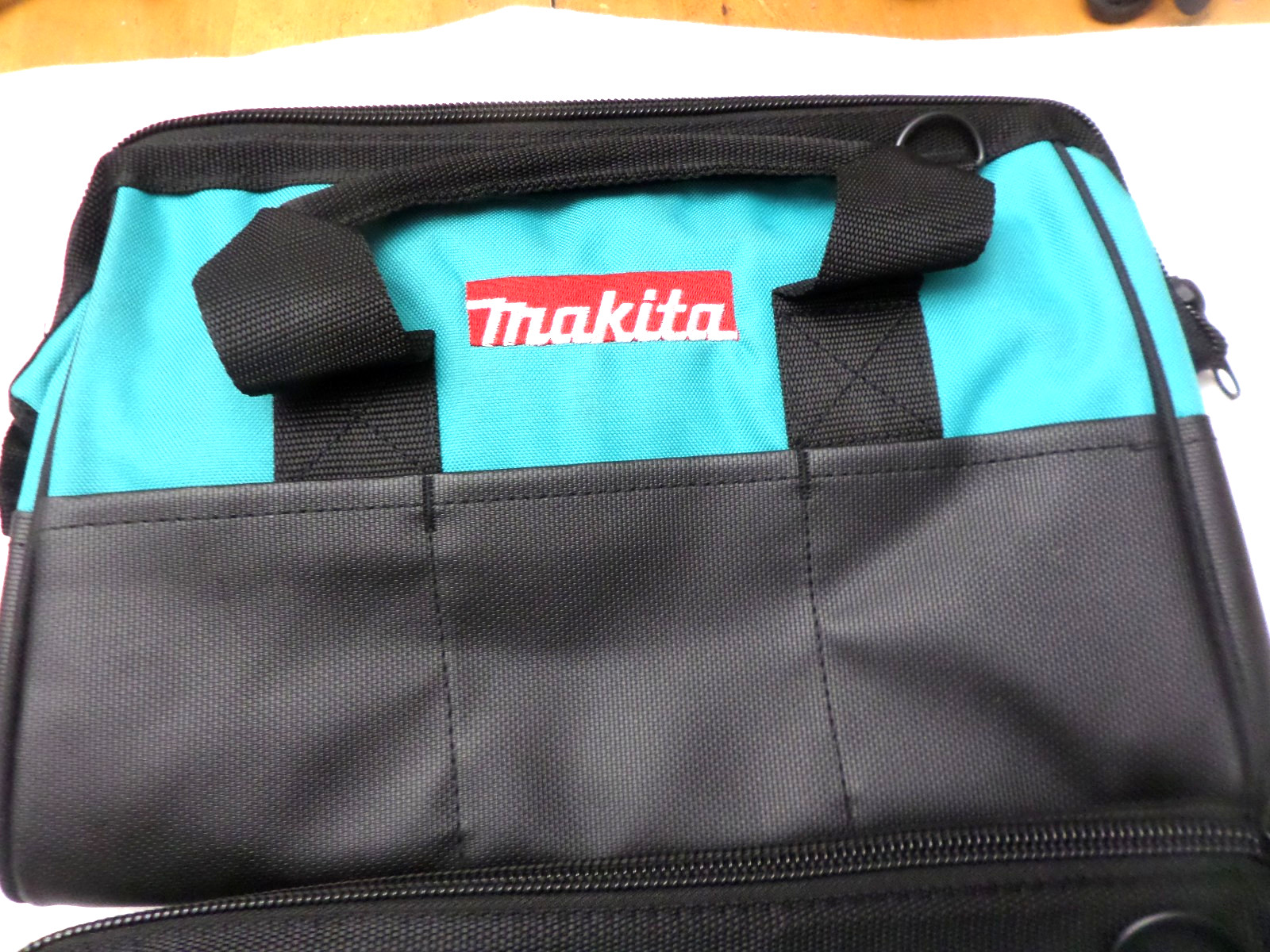 2- New Makita 831253-8 Contractor Tool Bag 14” Heavy Duty Zipper Shoulder Strap