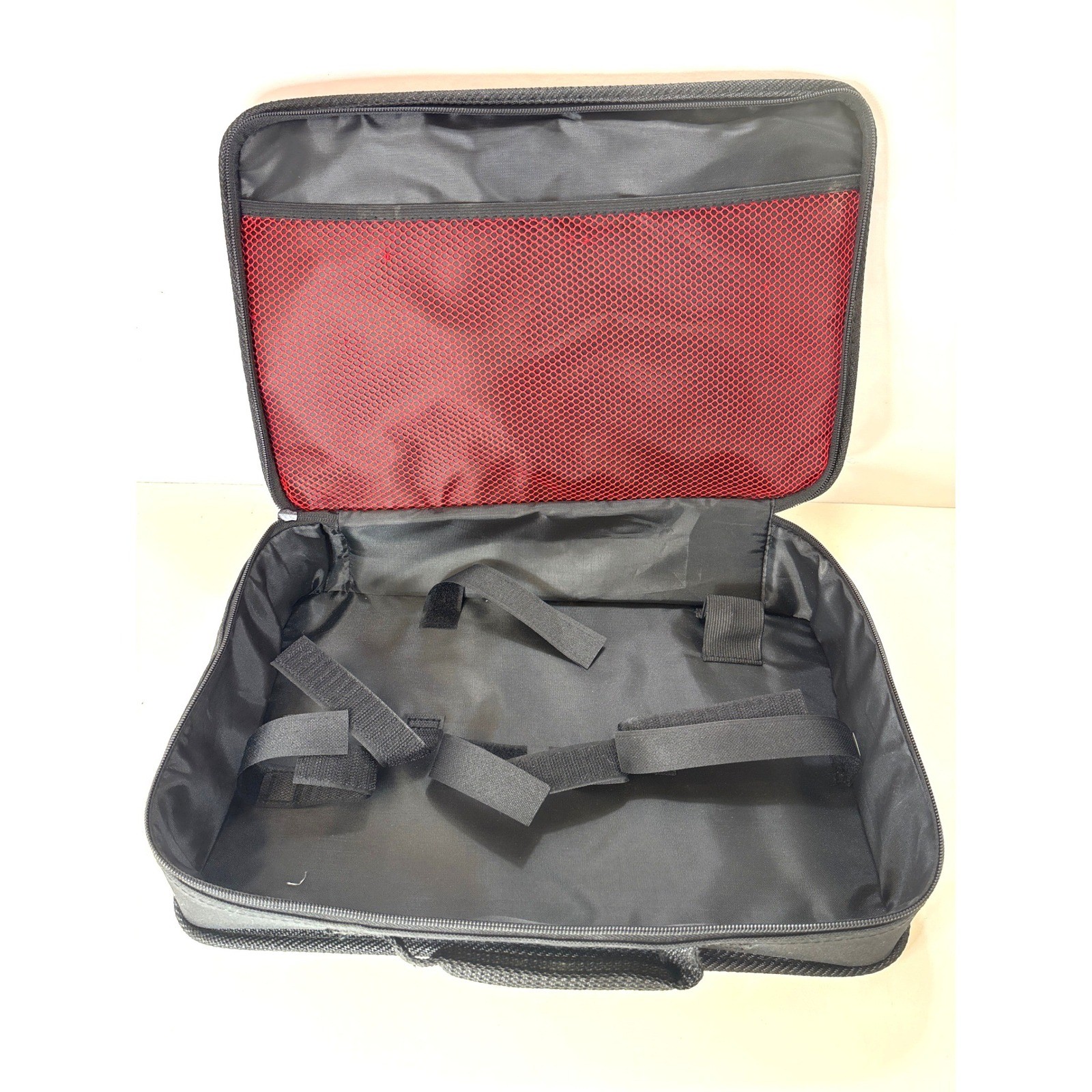 Milwaukee Tool Bag Red Black Canvas Soft Case Zip Organizer Carrying Bag 15×10