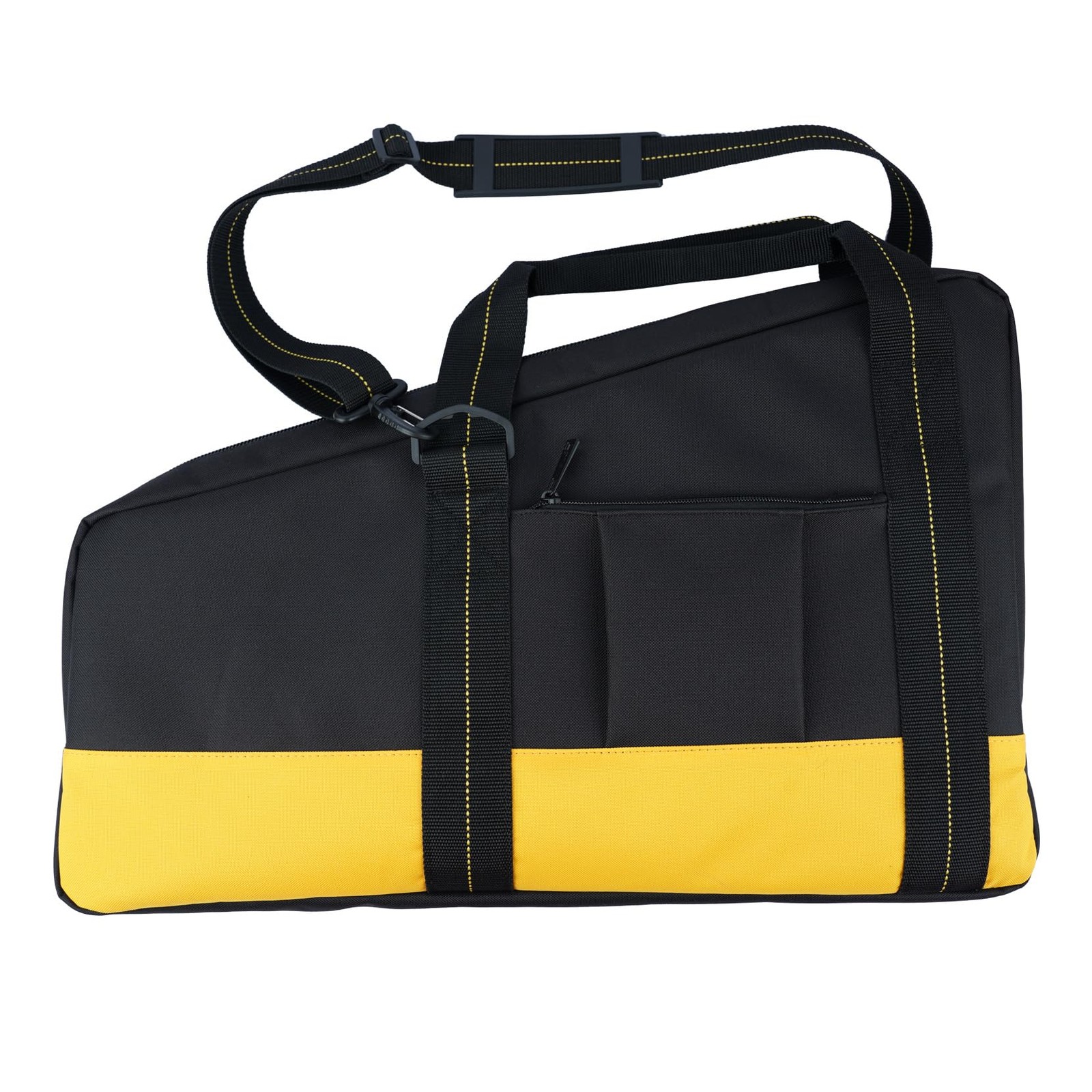 22 inches (L) x 14 (W) x 4 (H), Yellow Framing Nail Gun Bag