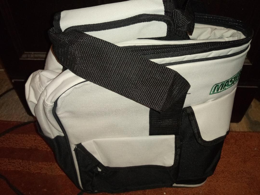 MASTERFORCE WHITE / BLACK TOOL BAG, LARGER COMBO KIT BAG, BRAND NEW, FAST SHIP