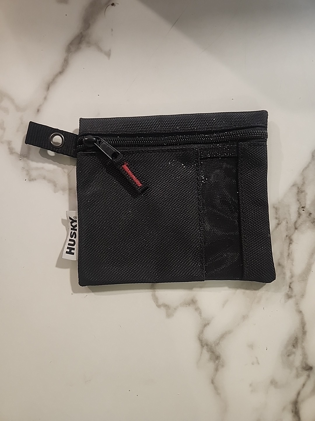 Husky Parts Organizer Pouch Bag Black 6.5″x5.5″
