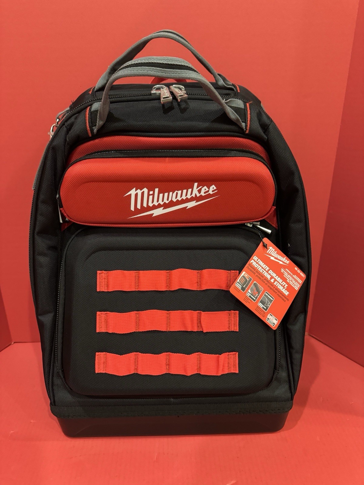Milwaukee 48-22-8201 Jobsite Ballistic Impact Resistant Molded PACKOUT Backpack