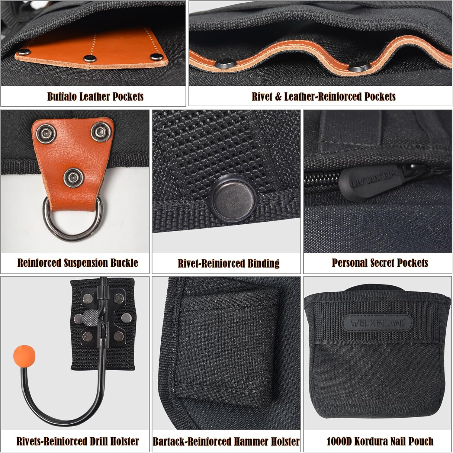 Top-G Construction Leather Tool Vest, Carpenter’S Tool Vest, Tools Vest Elect…