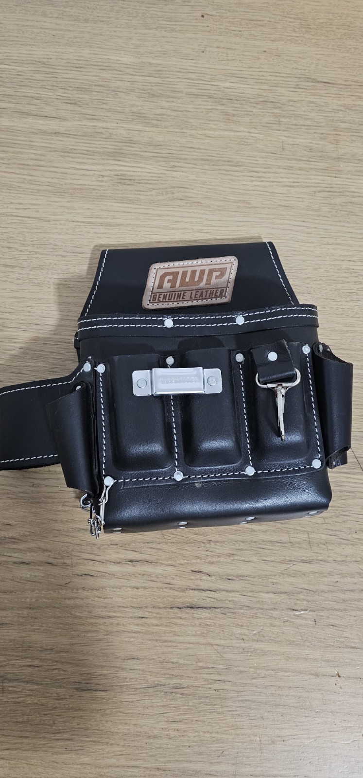 AWP Tool Pouch, Electrician Premium, Professional 1 Pack, Brown