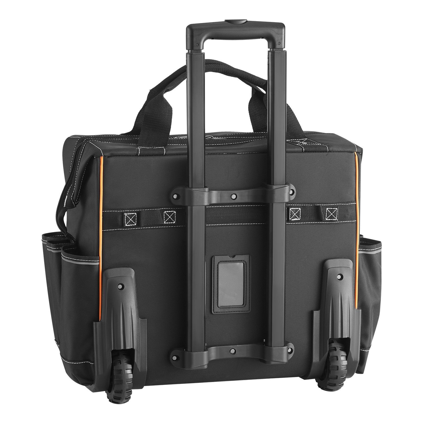 110lb 1680D 25-Pocket Rolling Tool Bag Wheels
