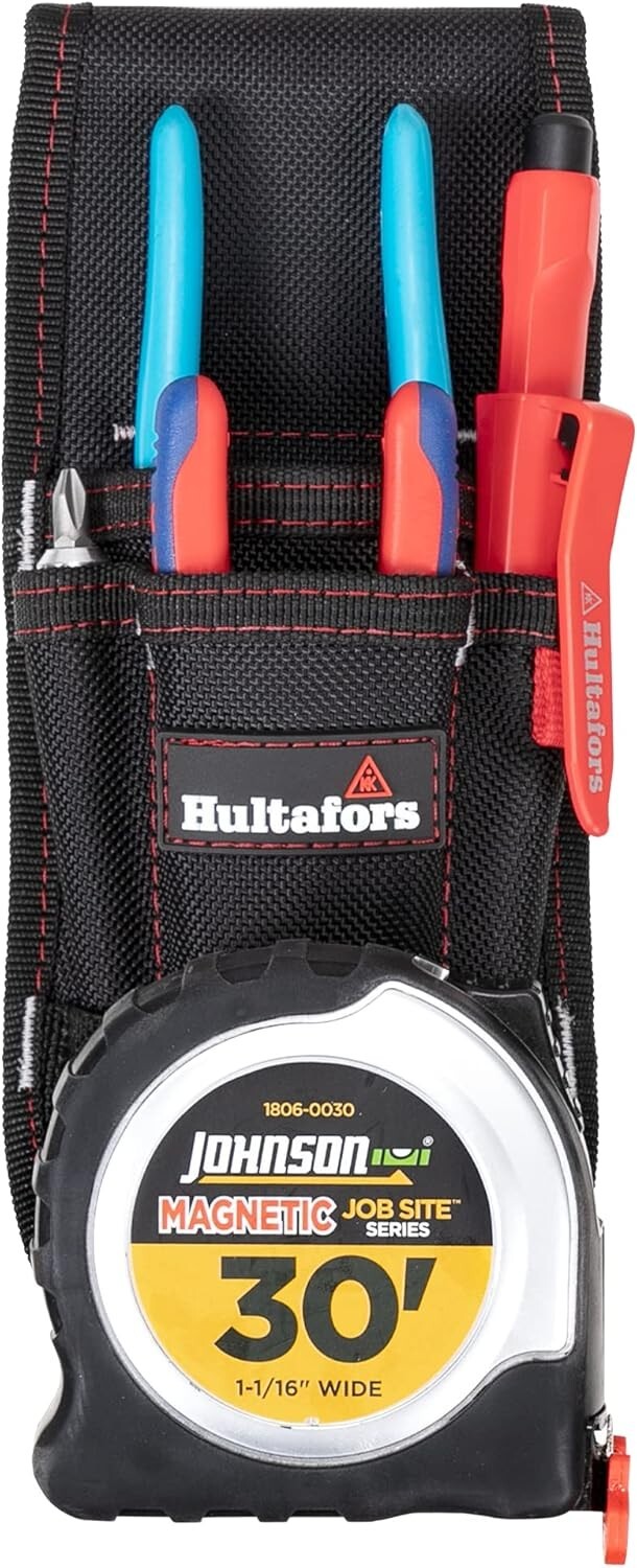 Utility Holster Pouch Work Gear Heavy-Duty Tool Holder Polyester 3 Pockets New