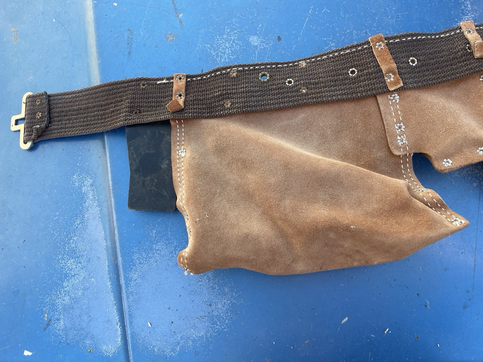 Nicholas Heavy Split Cowhide No. 490X Tool Belt – USA Vintage Carpenter’s Belt