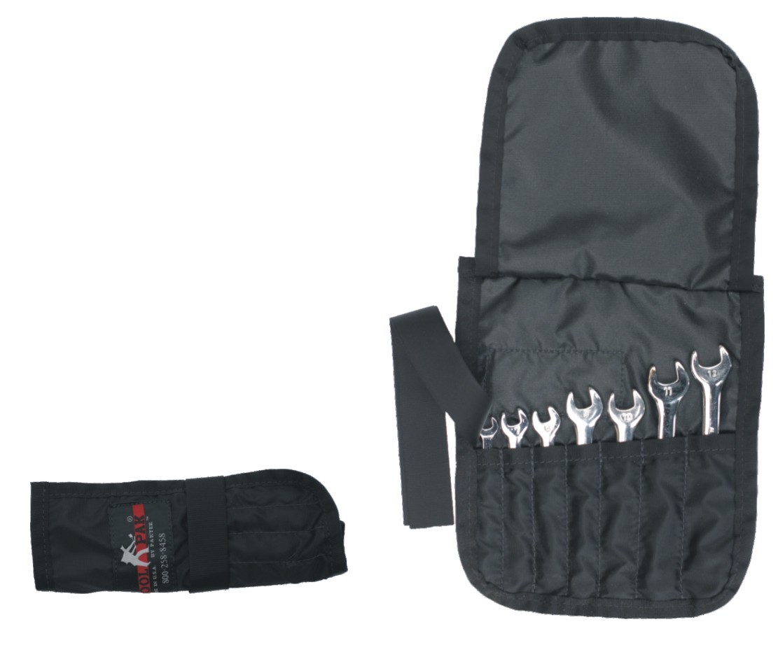 ToolPak 7 Pocket WrenchWrap by Paktek NSN# 5140-01-356-8772 Small Tool Roll