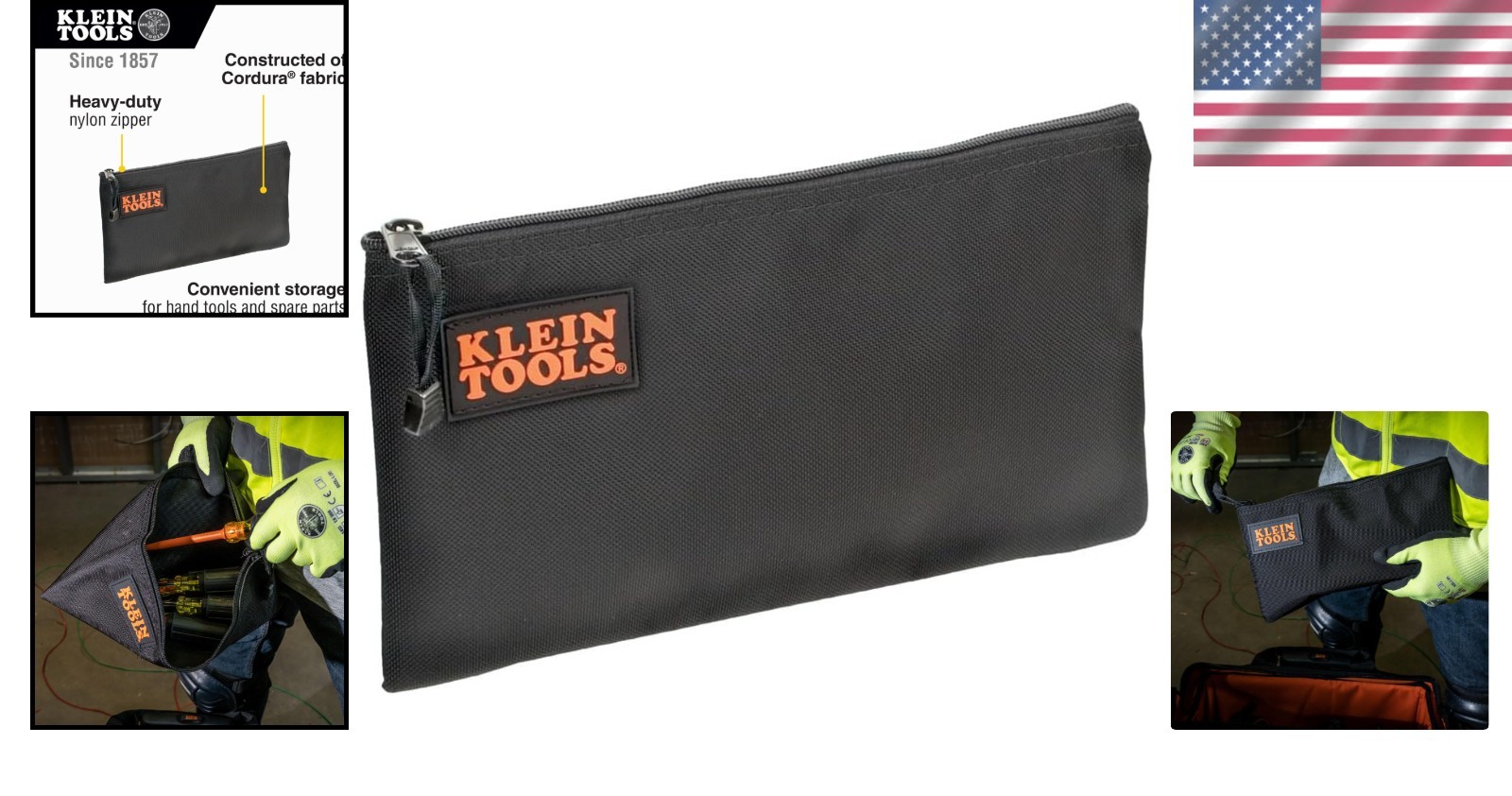 Compact Cordura Ballistic Nylon Tool Bag – 12.5-Inch with Heavy-Duty Zipper