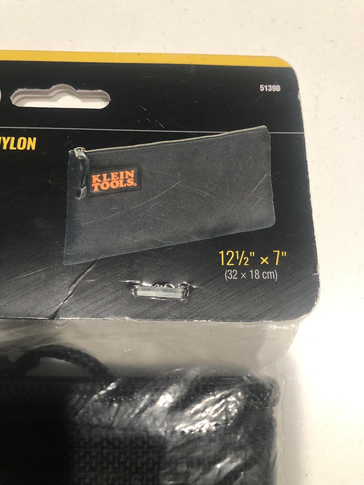 KLEIN TOOLS 5139B Tool Bag,Ballistic Nylon,General Purpose 12 1/2” X 7”