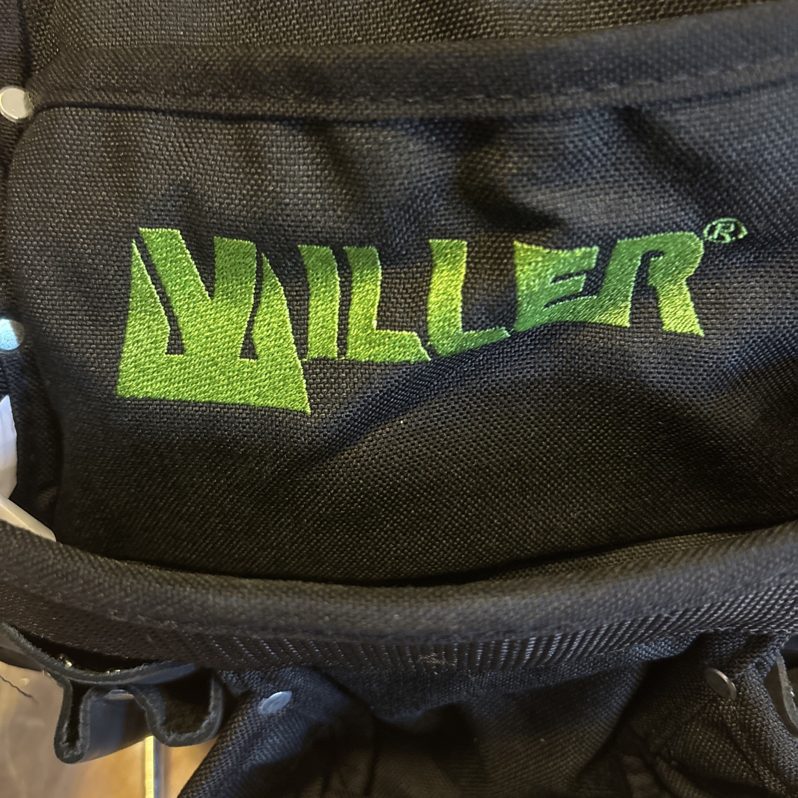 Miller RIA-T7 Large Nylon Tool Bag, Multi-Pouch, 2 Steel Hammer Loops
