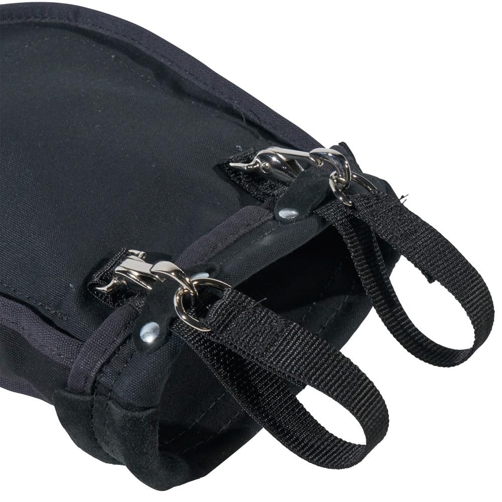 Utility Tool Pouch for Nuts and Bolts, Canvas with Interior Pocket, 9″x3.5″x10