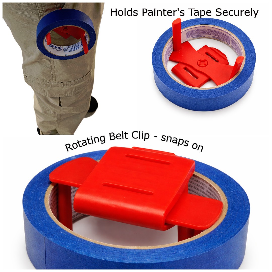 Painters tape Belt Clip holder