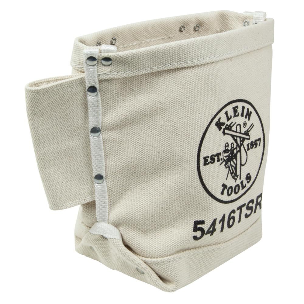 Klein Tools 5416TSR Tool Bag, Bolt Bag with Bull 1 Count (Pack of 1), Natural