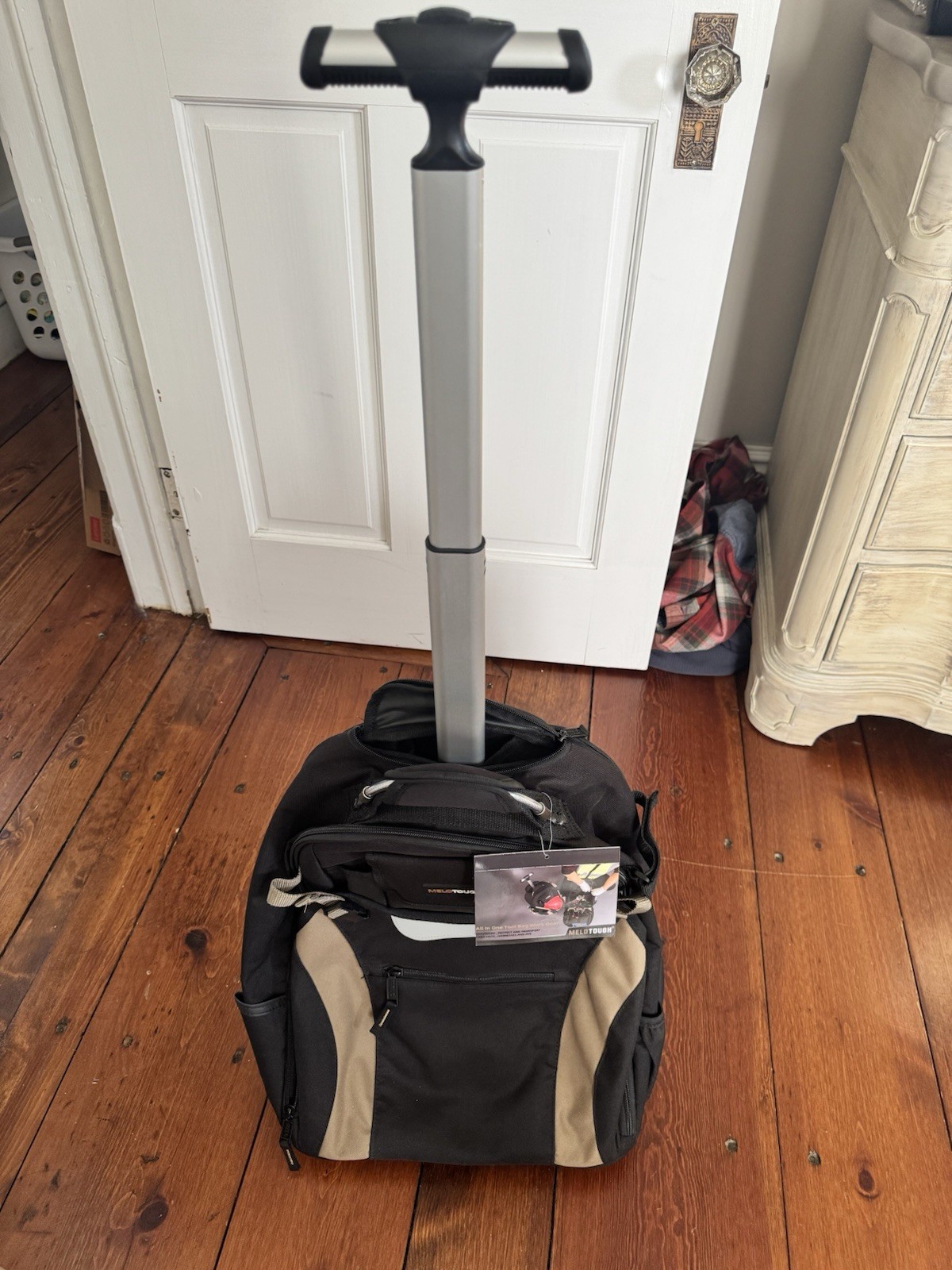 NEW w/Tags Wheeled Rolling Tool Backpack – Heavy-Duty Tool Bag with Wheels