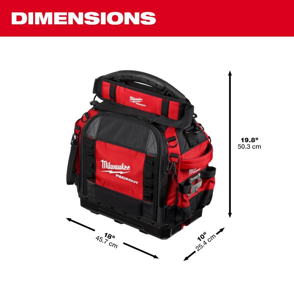Milwaukee Packout 15 In Structured Tool Bag