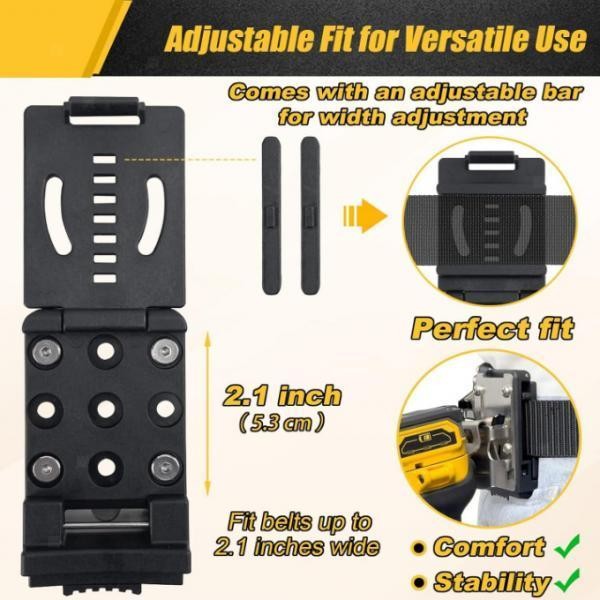 Clips for Tool Belt Holder, Hook Holder for Tape Measure And