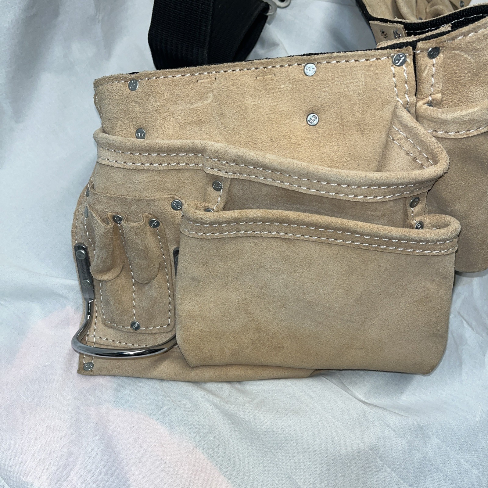 CLC I427X Heavy Duty 12 Pocket Leather/Suede Carpenter’s Work Apron New