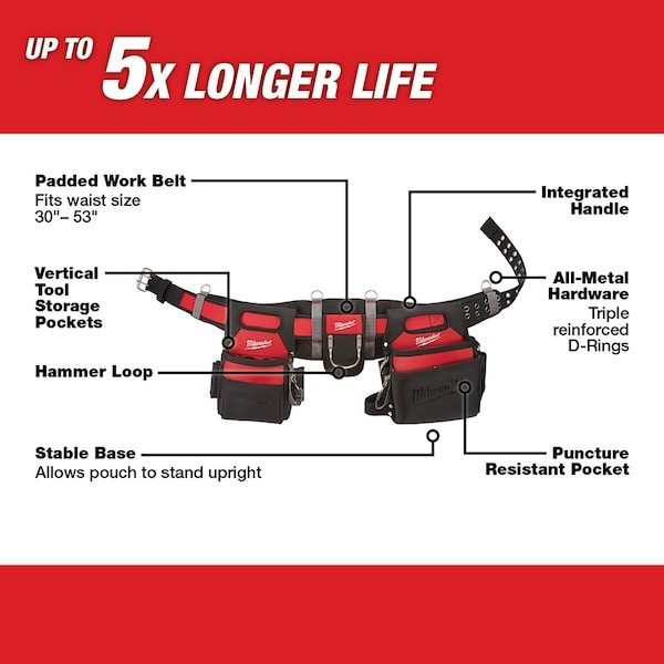 Milwaukee Tool 48-22-8110 Electricians Work Belt