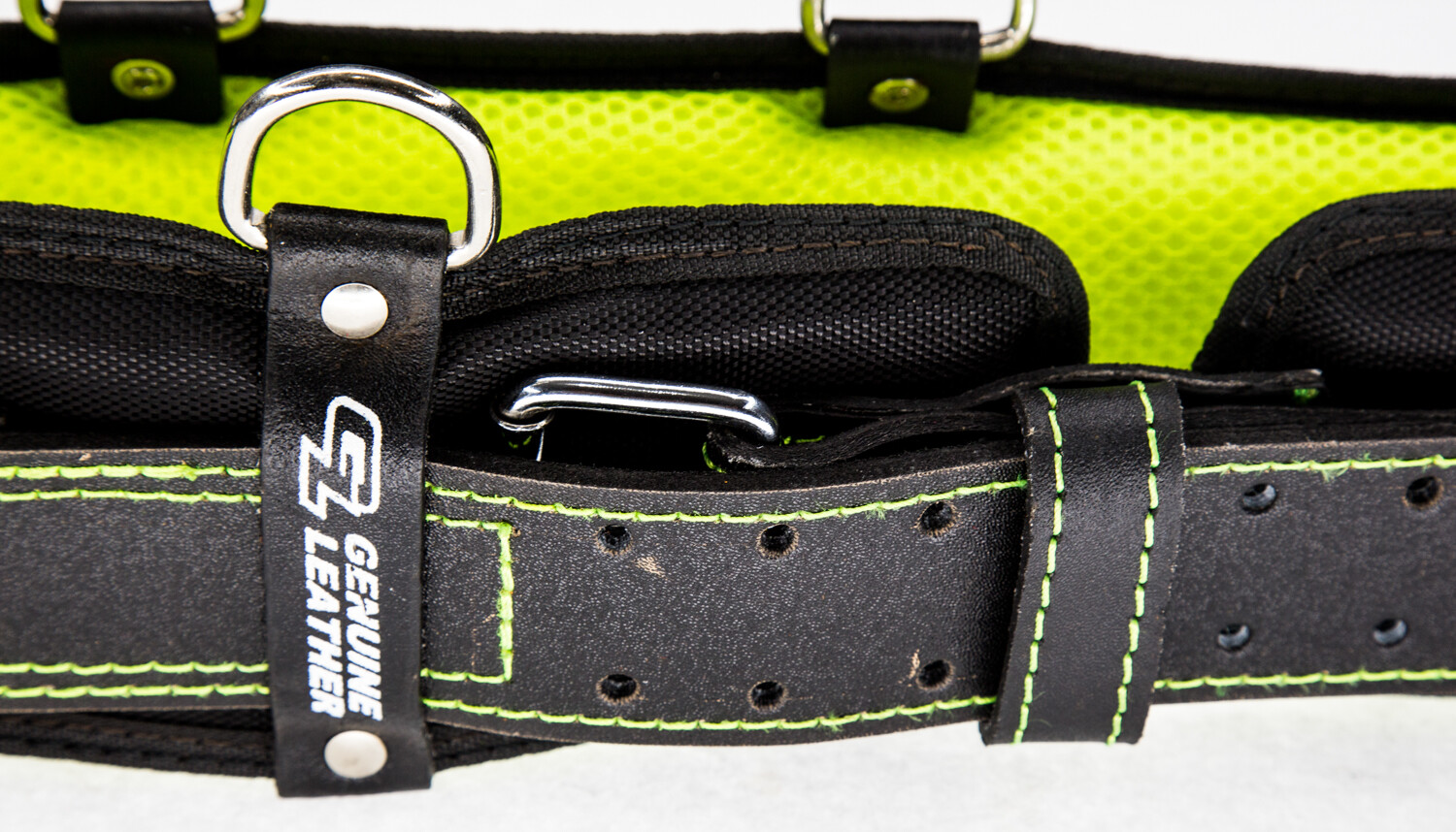 4″ in Heavy Duty Leather Work Tool Belt with Extra Foam Padded Fits upto 54″