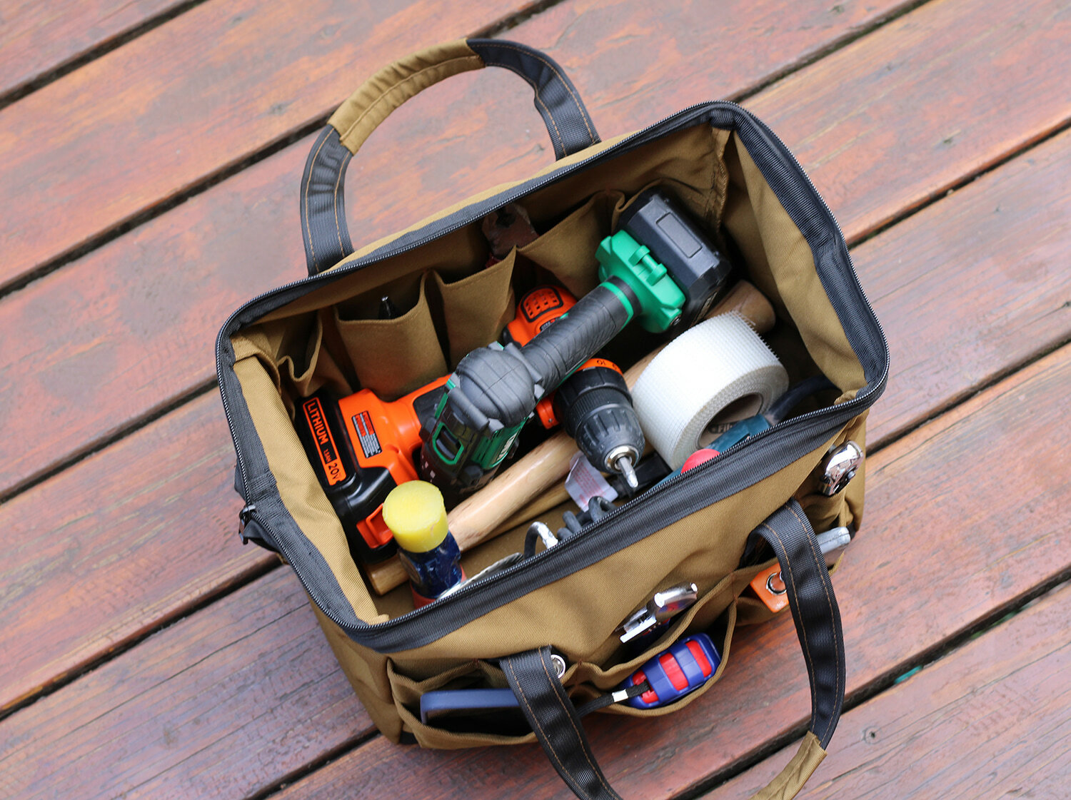 Coreflex 14inch Tool Bag Wide Mouth (Black or Brown)