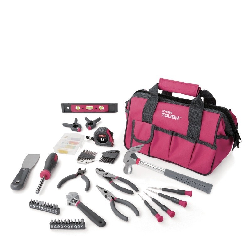 89-Piece Household Tool Set Multi-Purpose Assortment W/ 12 Pocket Zip-Up Bag New
