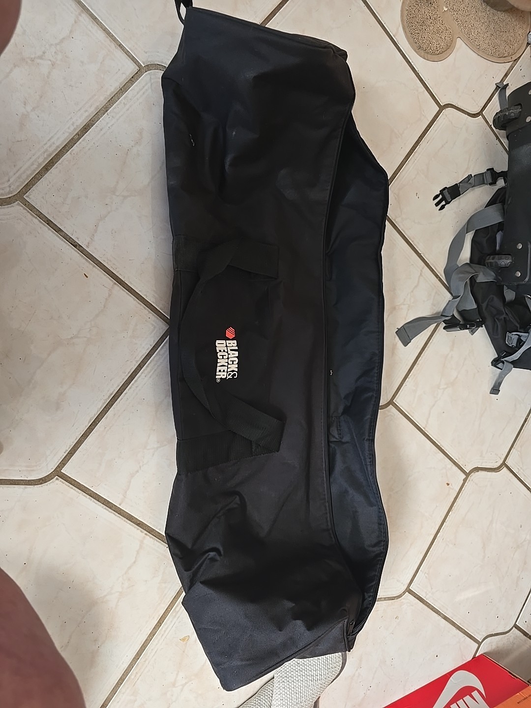 Black & Decker Canvas Tool Duffle Bag 36″ L x 8″ x8″ Black w/ Handle