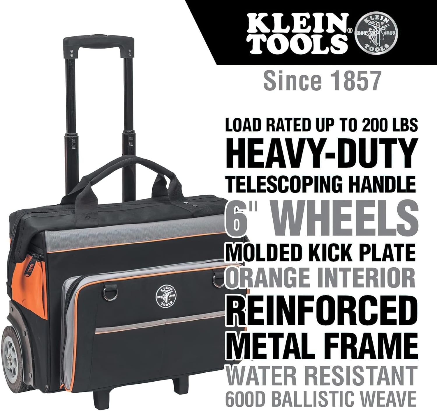 Tradesman Pro Tool Storage Set: Rolling Bag & Backpack Combo