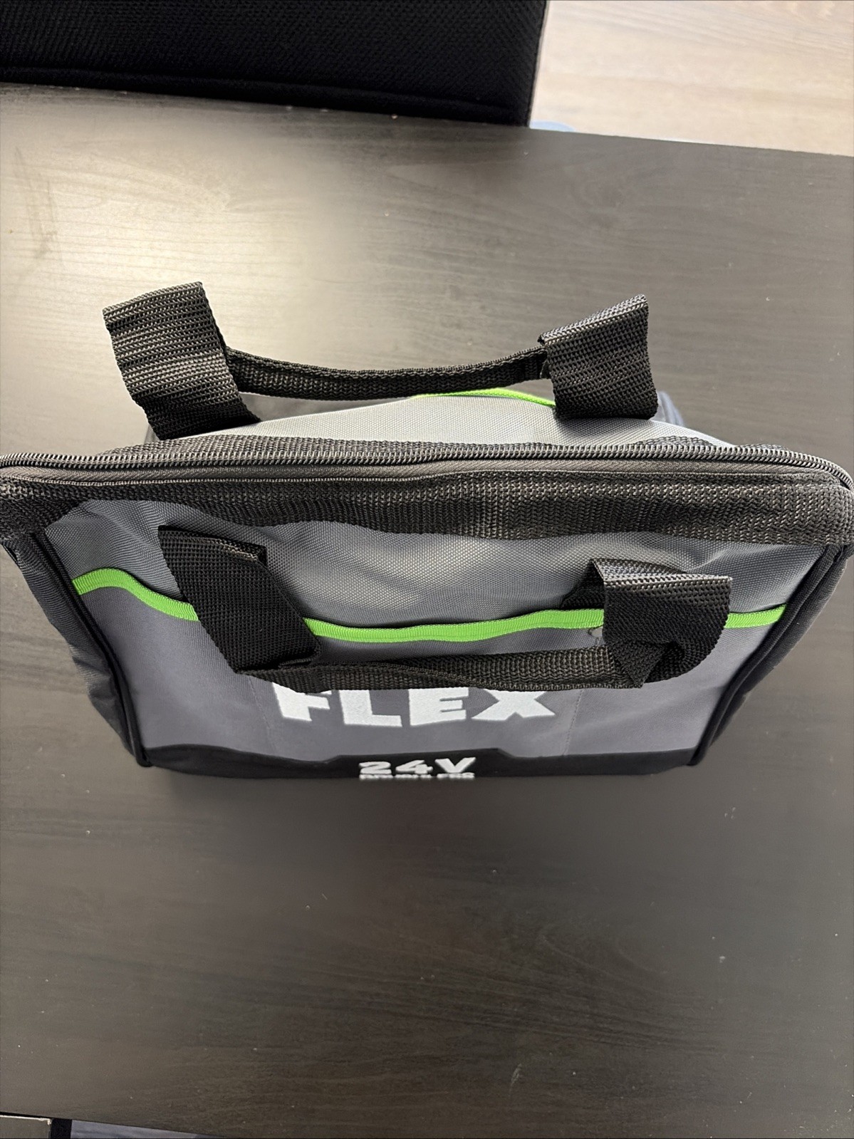 Flex 24v Power Tool Storage Bag with Zipper and Handles 12″ x 10″ x 10″