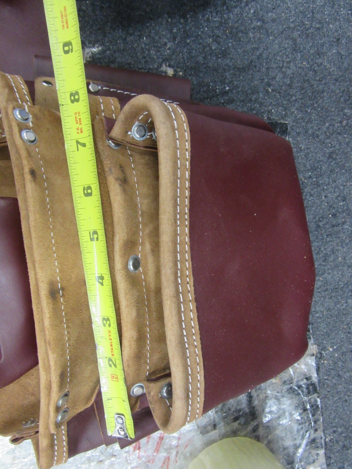Tool belt SITEGEAR professional leather 7 pouch toolbelt NEW framing etc.