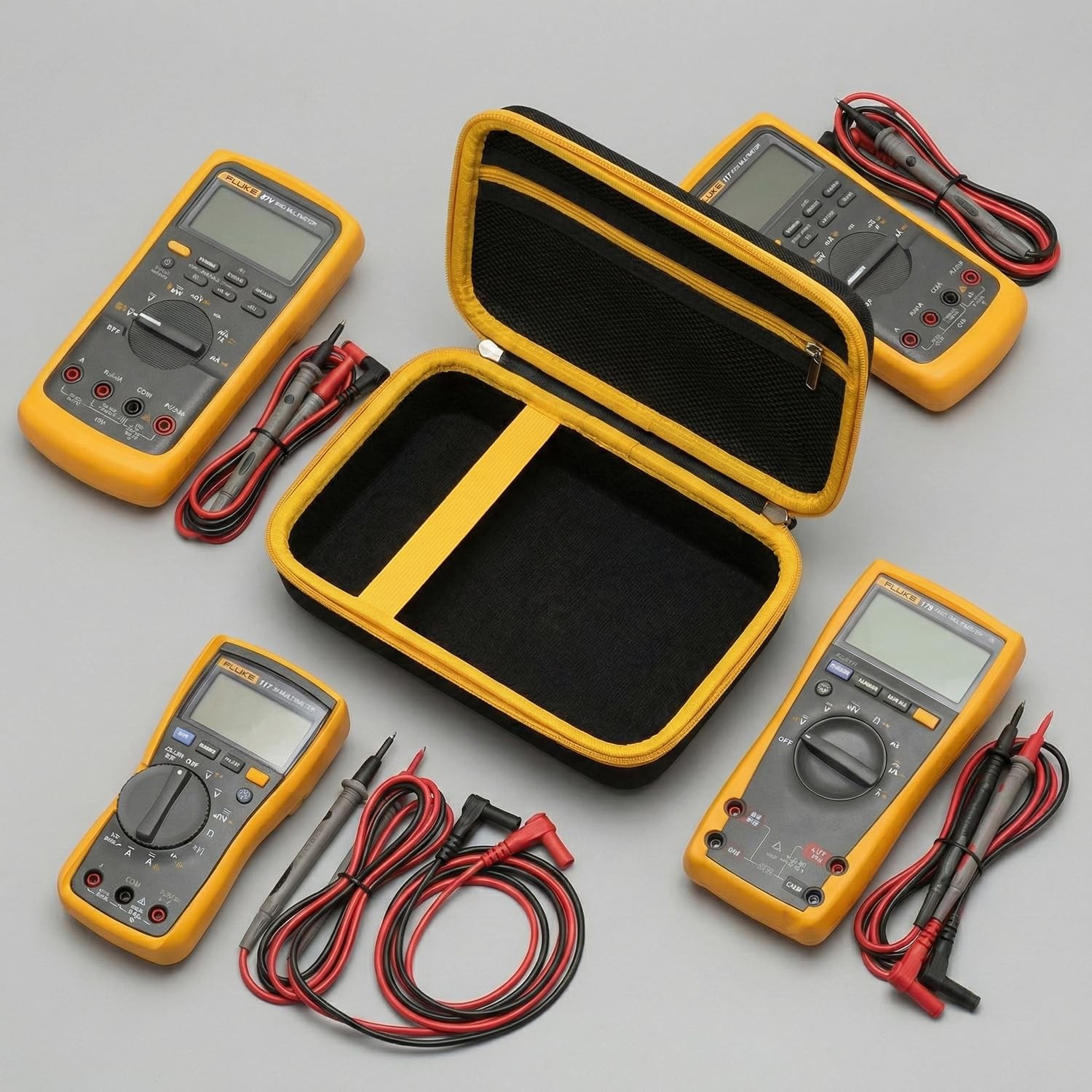 Hard Carrying Case for Fluke 87V/ 88V/ 15B+/ 17B+ and More Digital Multimeter…