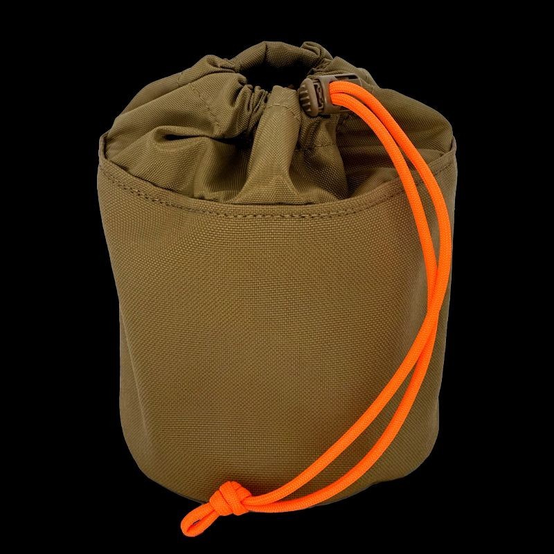 Atlas 46 Fastener Cinch Pouch ROTATE/QUICK RELEASE Coyote/Orange