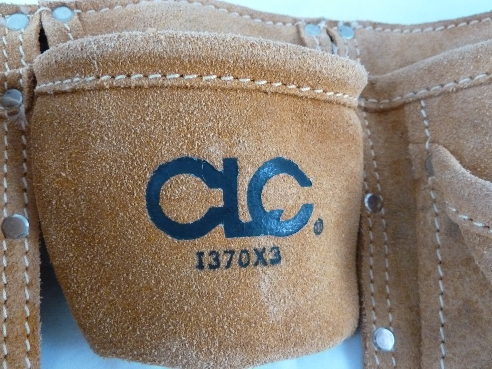 CLC Work Gear I427x Tool Apron, Tool Belt, golden tan Leather, 8 Pockets