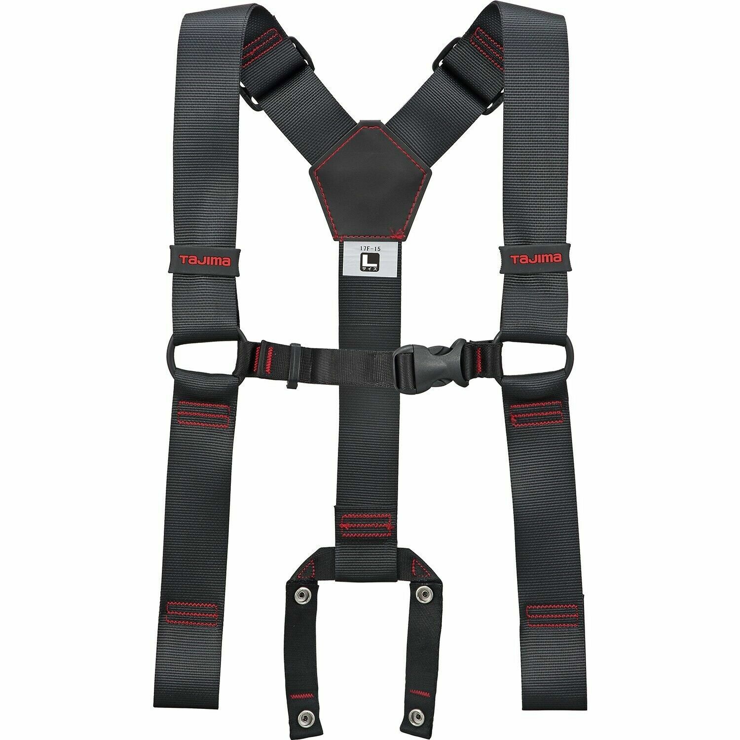 TAJIMA SUSPENDERS L SIZE (HEIGHT 175～185cm) YPL-BK