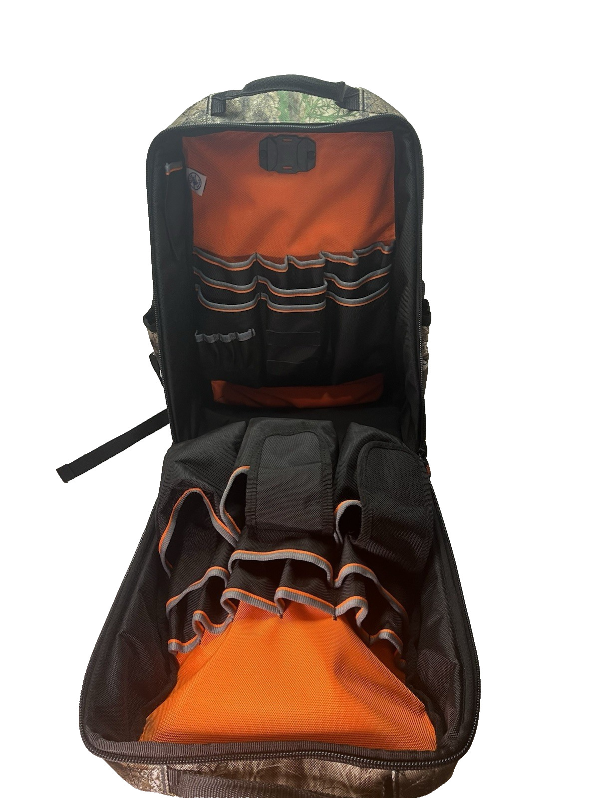 Klein Tools 62800BPCAMO Backpack Tool Bag Tradesman Pro Extra-Large 40-Pocket