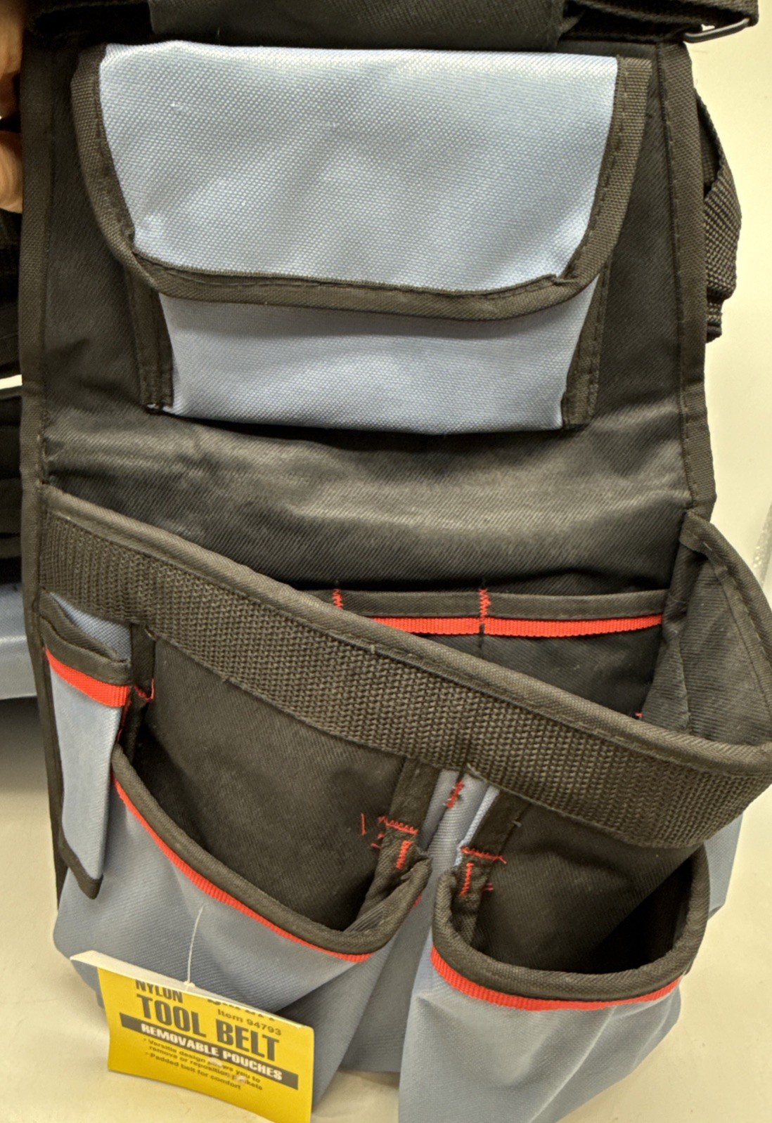 Western Safety Nylon Rugged Tool Belt with Removable Pounces Padded Comfort-NEW