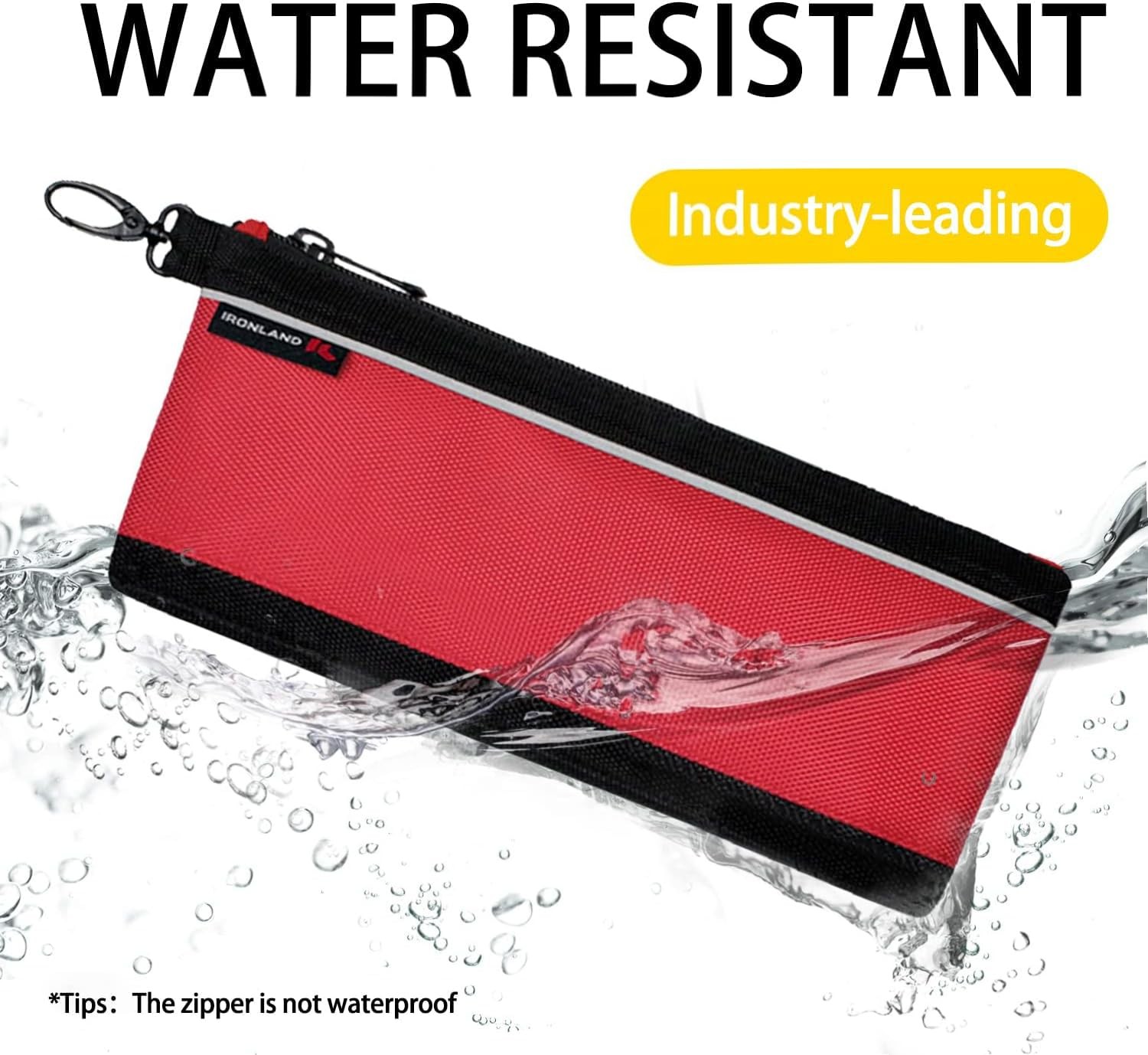 Small Tool Pouches with Zipper Small Tool Bags Waterproof 1680D Tool Pouch Ba…