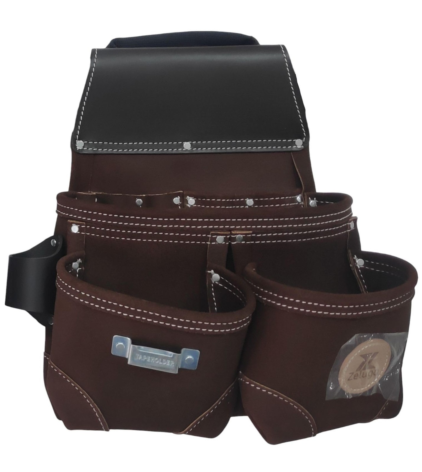 Sued Leather Tool Belt, Bag, Carpenter, Construction, Framers, Handyman and E…