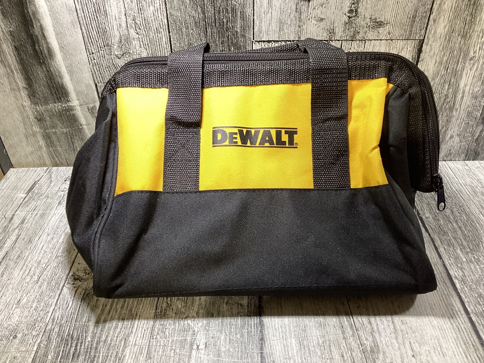 DeWalt Small/Med Heavy Duty Nylon Canvas Contractor Tool Bag Case (13x10x7)