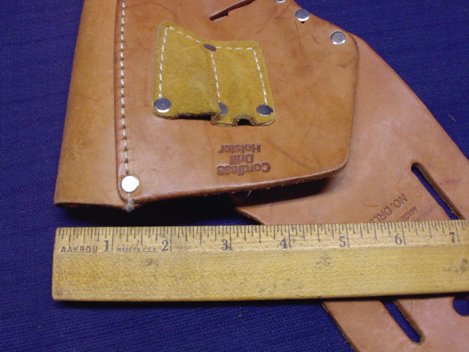 Custom LeatherCraft CLC DRL9 Cordless Drill Holster Top Grain Cowhide USA