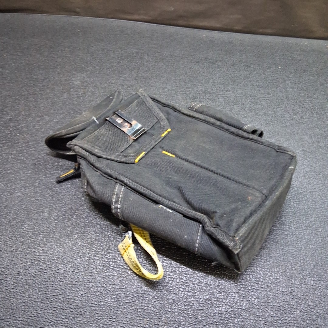 CLC Black Balistic Nylon 12″ x 7″ Multi-Pocket Professional Tool Pouch Bag