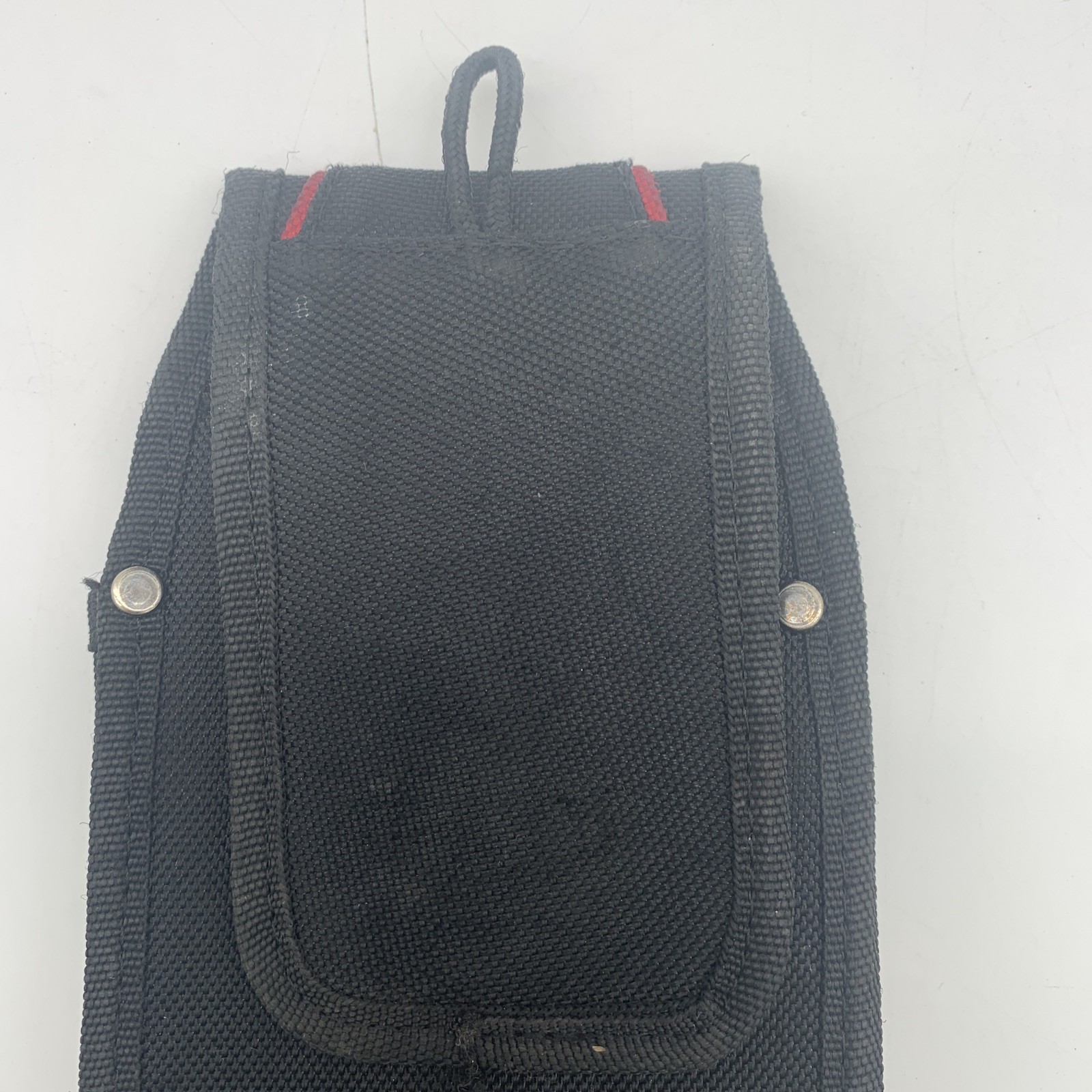 Husky 7 Heavy Duty Interior Storage Pocket Black Utility Tool Belt Pouch