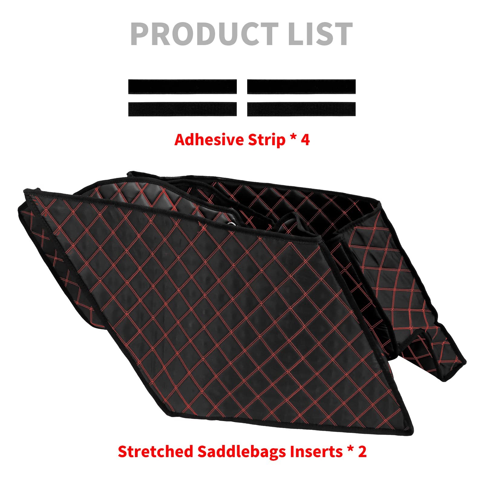 HCmotorku Motorcycle Saddlebag Liners 5 inch Stretched Bag Inserts Fits for H…