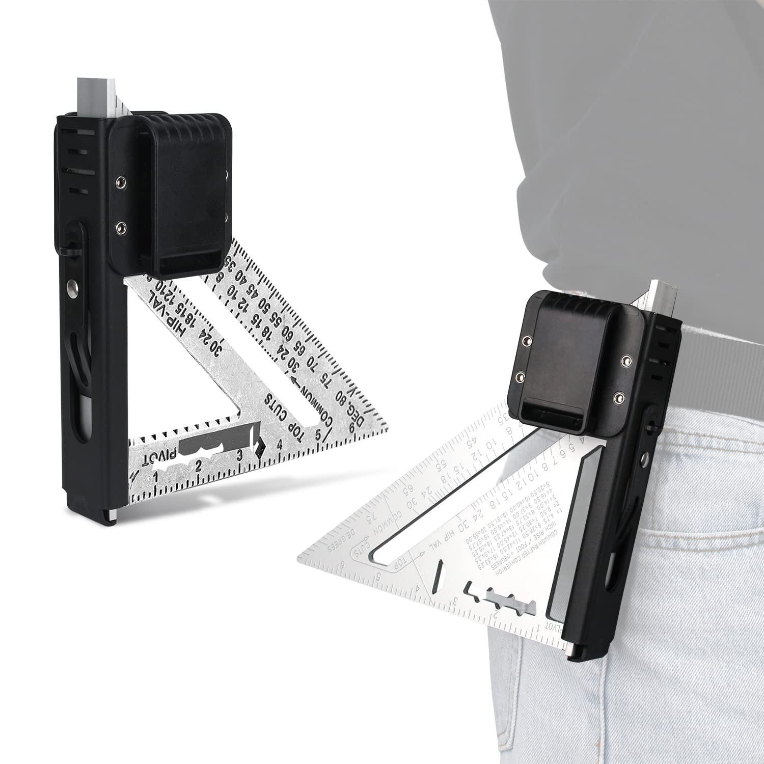 Rafter Square Belt Clip Bidirectional EDC Tool Holster Holder For 7 Inch