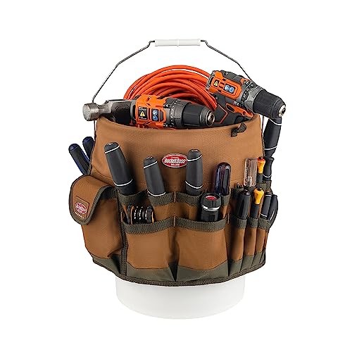 El Organizador De Herramientas Bucketeer En Marron, 10030