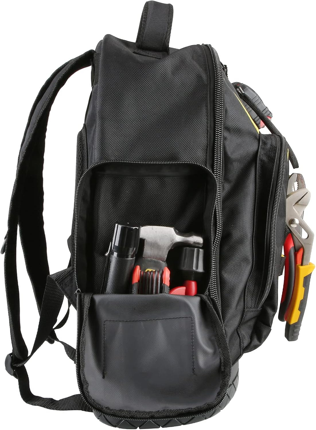 Tool Backpack, Moulded Waterproof Base, Padded Shoulder Straps, Breathable Padde