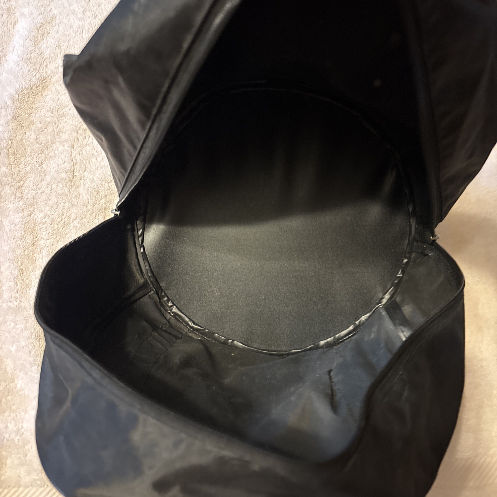 Pre-O Medium Black Tool Bag W/ Zipper Handles/Pockets/ Multipurpose/Lightweight