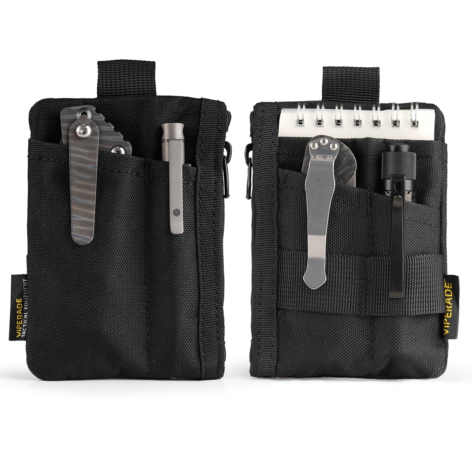 VE28 6-in-1 EDC Pouch, 500D Compact EDC Pocket Organizer, Molle Extension Too…
