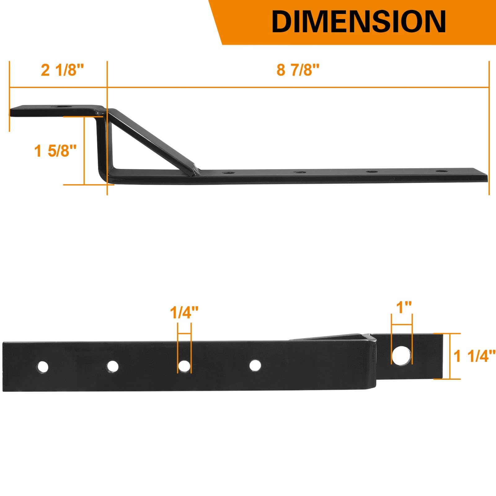 Adjustable Universal Hard Saddle Bag Mounting Bracket Kit fit for Harley Davi…